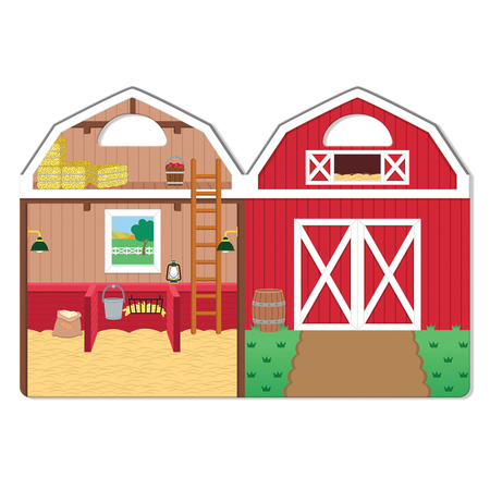 MELISSA & DOUG Puffy Stickers Set Farm 9408